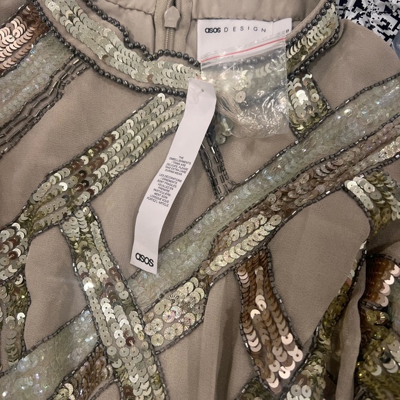 ASOS DESIGN lattice embellished maxi dress - Picture 5 of 6